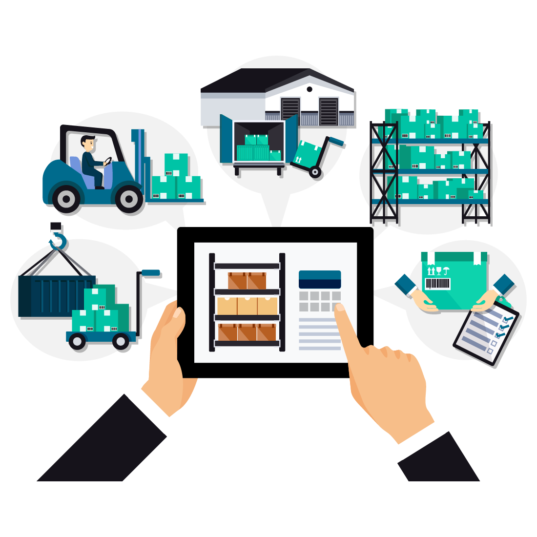 RedInvento warehouse management software – multi-location stock control and order tracking