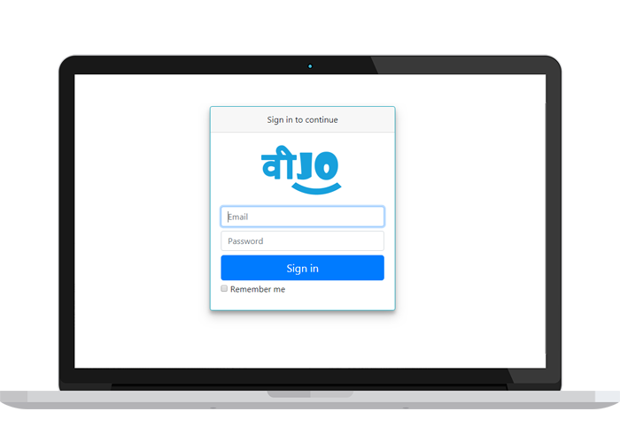 VizApp admin web panel – visitor analytics dashboard and society management